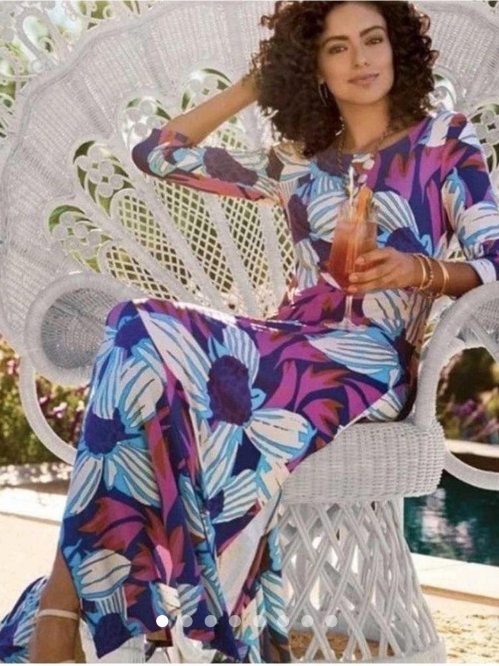 ⭐️Soft Surroundings Serena Floral maxi Dress⭐️